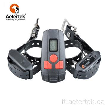 Collare antiurto Aetertek AT-211D per cani 2 ricevitori